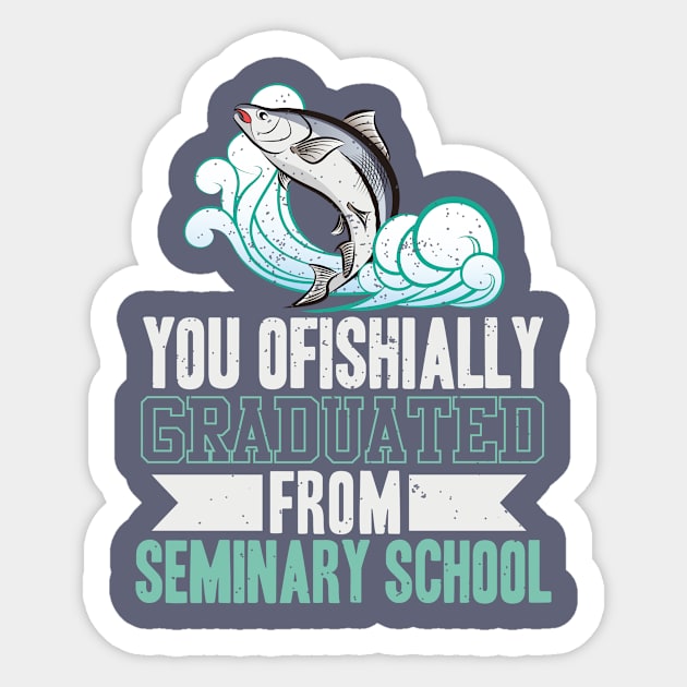 You Ofishially Graduated From Seminary School Sticker by EdifyEra